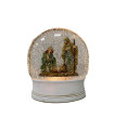 Adorno de Globo de Nieve con Pesebre 14 x 17 cm Alparamis