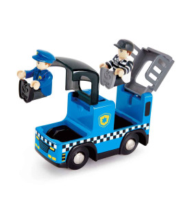 Auto de Policía de Juguete con Sirena Hape