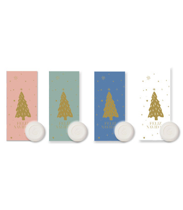 Caja Jabón con Stamping Navidad - PACK x 20
