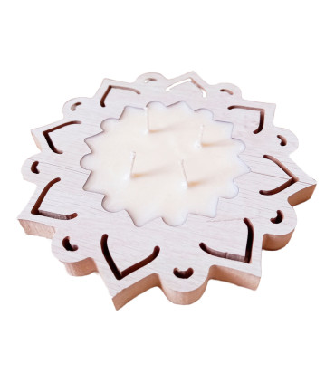 Vela de Soja Mandala 20 cm