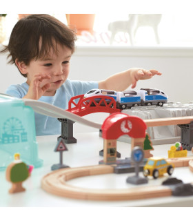 Set de Vías y Tren de 48 Piezas Bucket Train Hape