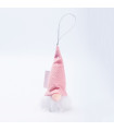 Adorno de Duende Rosa con Luz LED 14 cm Alparamis