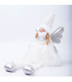 Adorno de Angel Piernas Largas con Luz LED 60 cm Alparamis
