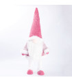 Adorno de Duende Blanco con Luz LED 88 cm Alparamis