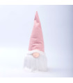 Adorno de Duende Rosa con Luz LED 30 cm Alparamis