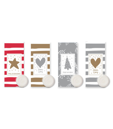 Caja Jabón Rayas y Hojas - PACK x 20