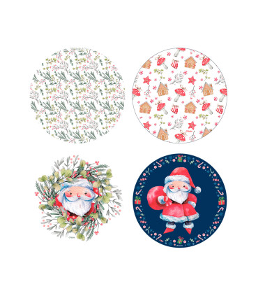 12 Paquetes de 10 Platos de Sitio Bosque Encantado