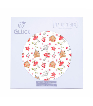 12 Paquetes de 10 Platos de Sitio Bosque Encantado