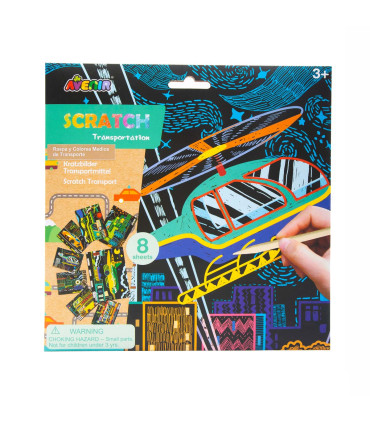 Scratch 20 Pz en 4 Diseños con Exhibidor Avenir