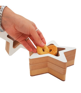 Adorno de Estrella Contenedora 15 x 6 cm Adorno de Estrella Contenedora 15 x 6 cm