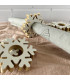 Portaservilletas de Madera Copo de Nieve x 6