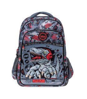 Mochila Espalda School Gang Dino Dj Saurus 30 lt Talbot Mochila Espalda School Gang Dino Dj Saurus 30 lt Talbot