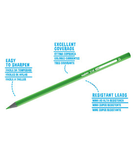 Lápices de Grafito HB Eco Family Carioca x 6 Lápices de Grafito HB Eco Family Carioca x 6