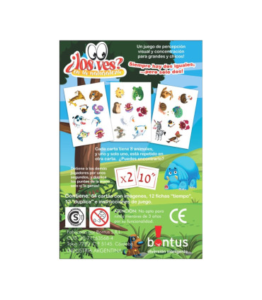 Juego Eco Los Ves en la Naturaleza