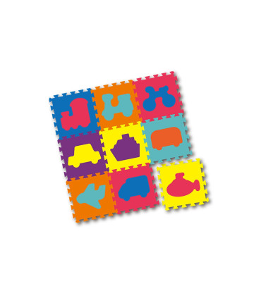 Piso de Goma Eva - Los Animales 94 x 94 cm