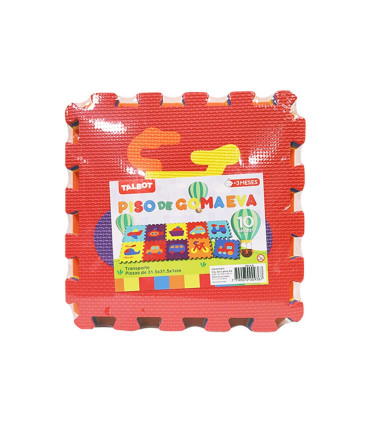 Piso de Goma Eva - Los Transportes 157 x 63 cm