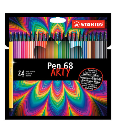 Marcadores Pen 68 Arty Stabilo x 24