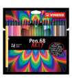 Marcadores Pen 68 Arty Stabilo x 24