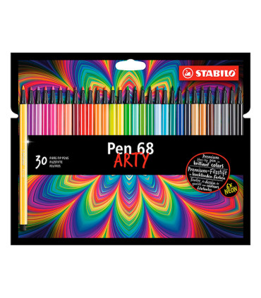 Marcadores Pen 68 Arty Stabilo x 30