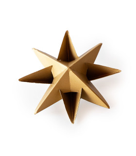 Estrella para Armar 19 cm Dorada x 2 Estrella para Armar 19 cm Dorada x 2