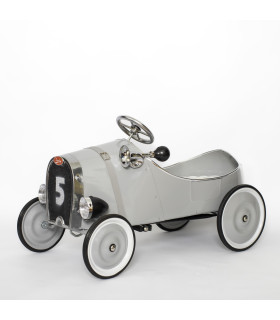 Auto a Pedal Bugatin Gris Tinplay