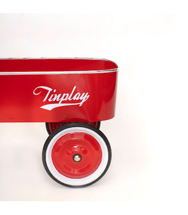Carro Wagon con Gancho de Arrastre Rojo Tinplay