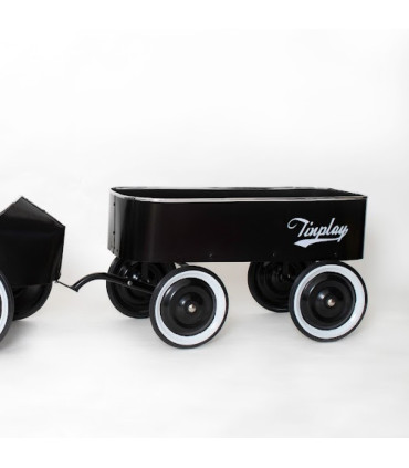 Carro Wagon con Gancho de Arrastre Negro Tinplay