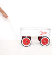 Carro Wagon con Gancho de Arrastre Blanco con Detalles Rojos Tinplay