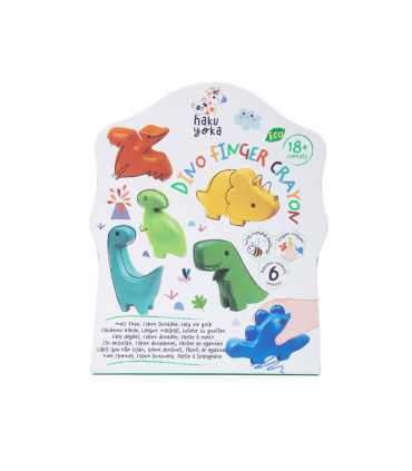 Crayones Dinofinger x 6 Haku Yoka