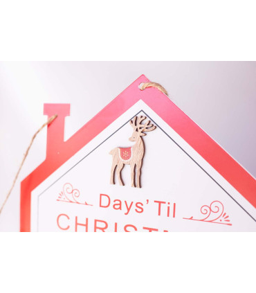 Calendario Metálico Cuenta Regresiva de Navidad Alparamis
