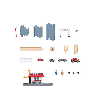 Pista de Carreras de Juguete Hape