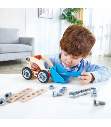 Set de Construcción de Auto 37 Piezas Junior Inventor Hape