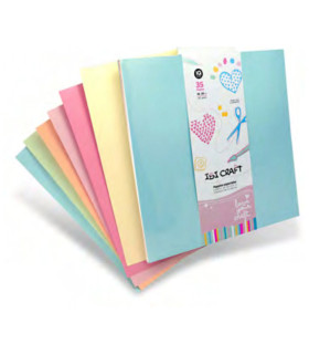 Papel para Scrap 35 Hojas de 30 x 30 cm y 160 g Pastel Ibicraft Papel para Scrap 35 Hojas de 30 x 30 cm y 160 g Pastel Ibicraft