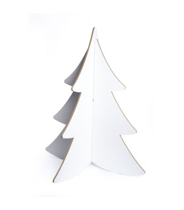 Adorno de Pino de Madera Encastrable 110 cm