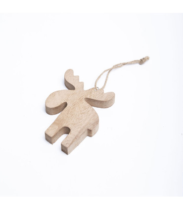 Adorno Navideño para Colgar de Madera 10 cm Alparamis