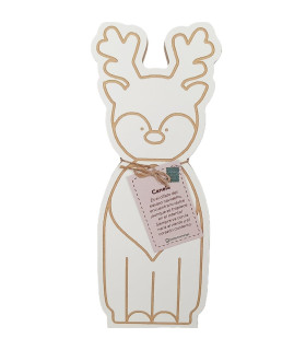 Adorno Navideño de Madera Reno 22 cm Adorno Navideño de Madera Reno 22 cm