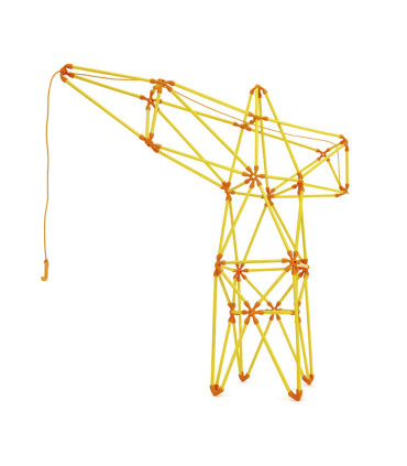 Kit Flexistix de Construcción Creativa Grúa 94 pzas Hape