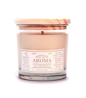 Vela de Soja Aromática 250 g Línea Clásica Jengibre Espacio Aroma Vela de Soja Aromática 250 g Línea Clásica Jengibre Espacio Aroma