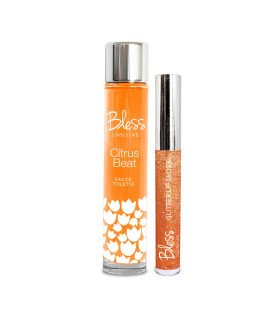 Set Eau de Toilette y Lip Gloss Citrus Beat Bless Set Eau de Toilette y Lip Gloss Citrus Beat Bless