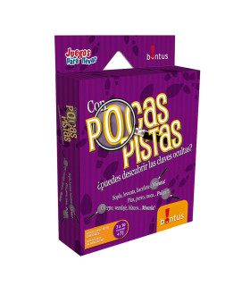 Juego de Cartas Pocas Pistas Juego de Cartas Pocas Pistas