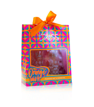 Dúo Orange Wish Body Splash y Shower Gel Bless