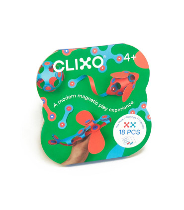 Set Itsy Coral y Turquesa 18 Piezas Clixo