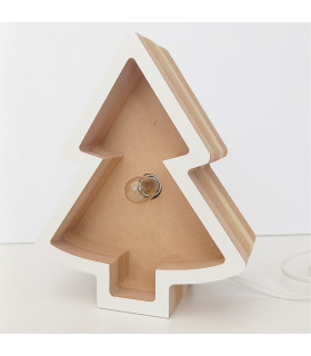 Lámpara de Madera Pino 20 cm Lámpara de Madera Pino 20 cm