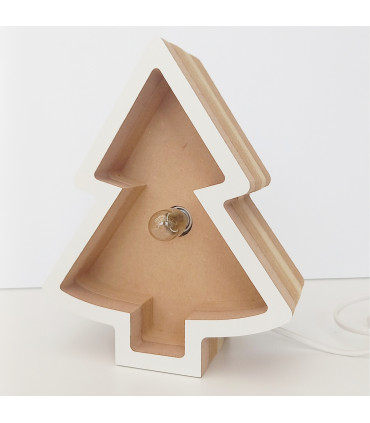 Lámpara de Madera Pino 20 cm