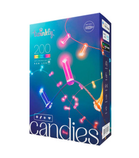 200 Luces LED Decorativas Inteligentes Candies Candles RGB USBC Twinkly 200 Luces LED Decorativas Inteligentes Candies Candles RGB USBC Twinkly