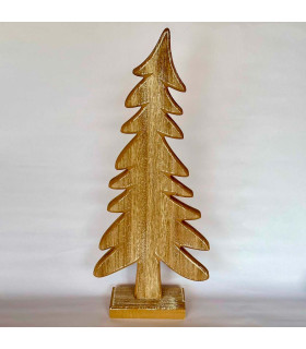 Adorno de Árbol de Navidad de Madera 47 cm Alparamis Adorno de Árbol de Navidad de Madera 47 cm Alparamis