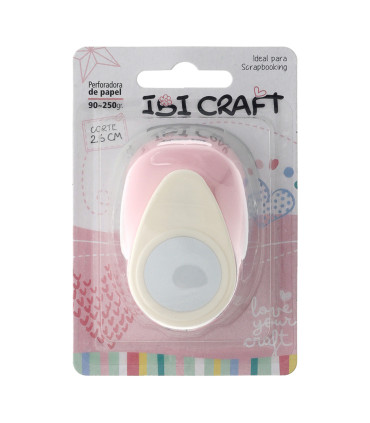 Perforadora Artística 25 mm Círculo Ibicraft