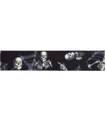 Cinta Ancha Halloween Skeletons 3.9 cm x 10 m