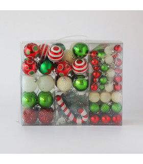 Set Completo de Adornos Xmas Elfo Verde x 100 Alparamis Set Completo de Adornos Xmas Elfo Verde x 100 Alparamis