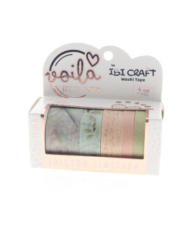 Washi Tape Box 5 Rollos de 4 m Butterflies Edition Ibicraft Washi Tape Box 5 Rollos de 4 m Butterflies Edition Ibicraft
